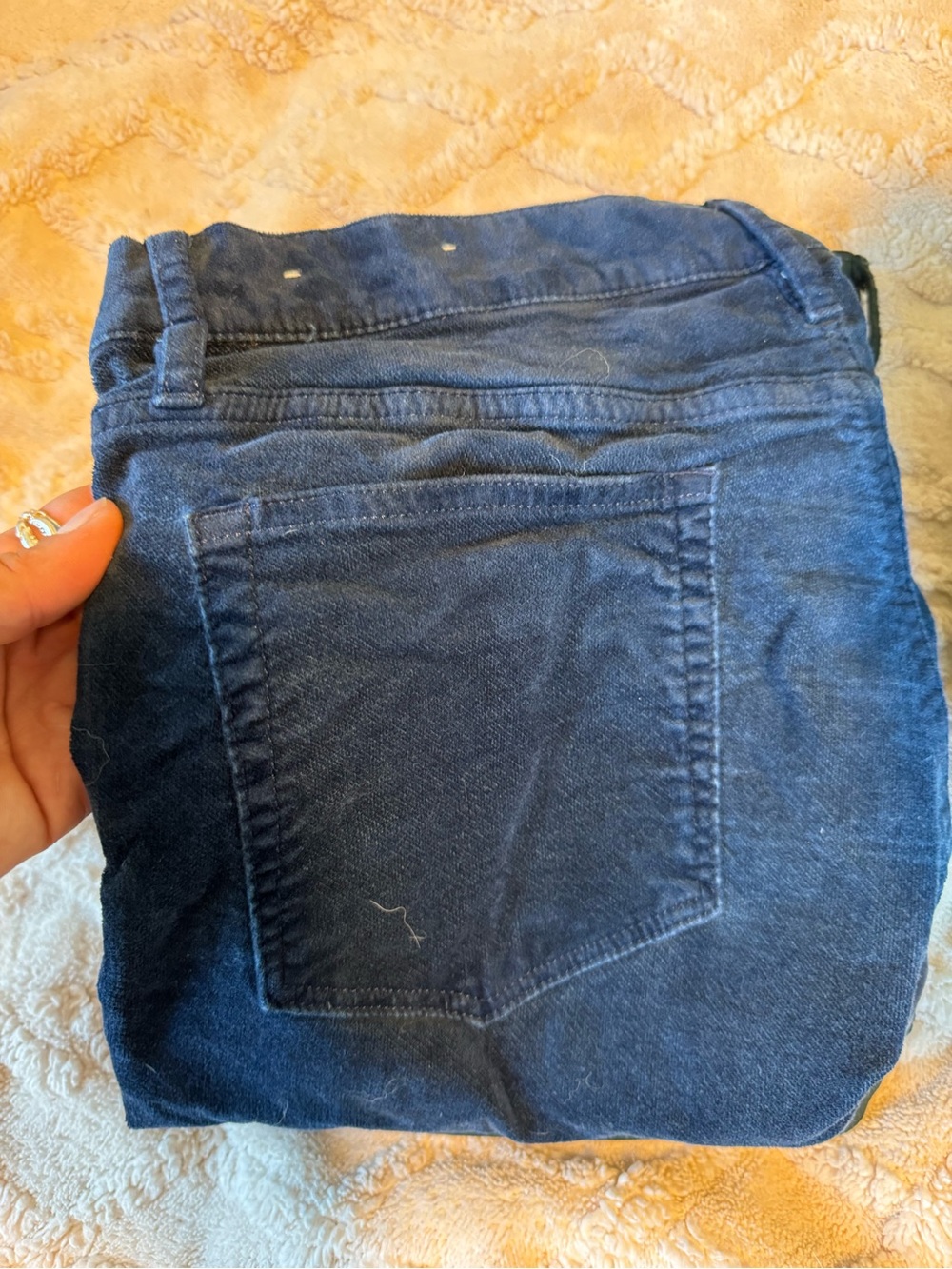 Loft Dark Blue Women's corduroy Jeans - Comfortable Everyday Fit